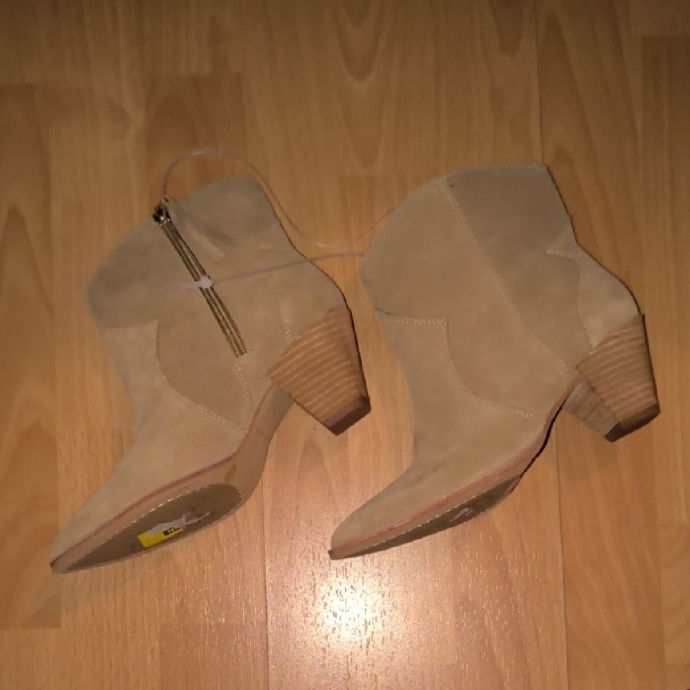 Vince Camuto Tan Ankle Boots